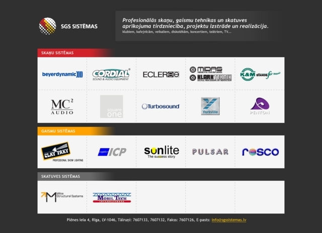 SGS Sistēmas, SIA